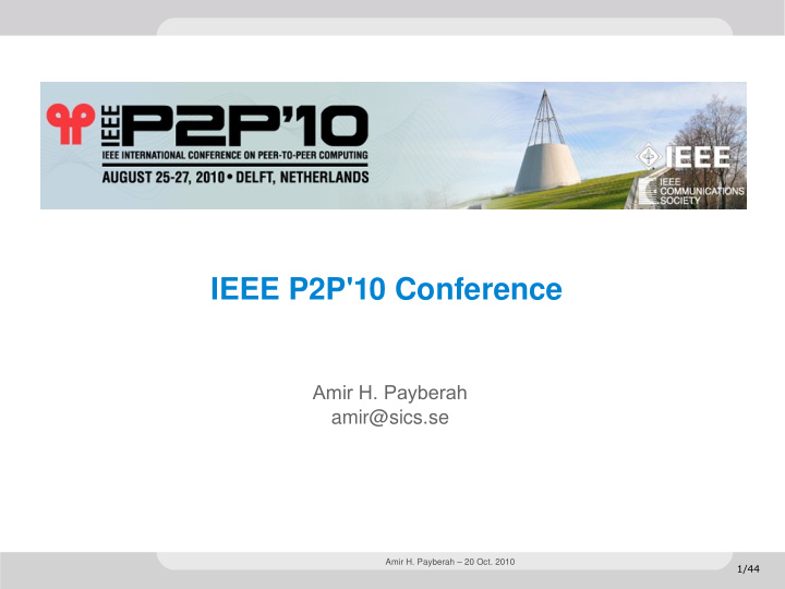 ieee p2p 10 conference