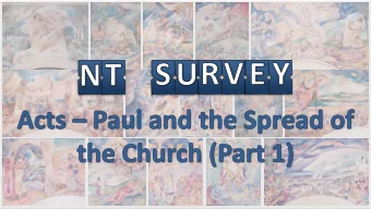 UNINTENDED  UNINTENDED  CONSEQUENCES  Begins as  a  story of  UNINTENDED  CONSEQUENCES  c.33 Saul