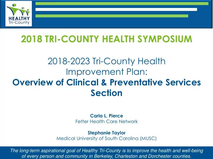2018 tri county health symposium