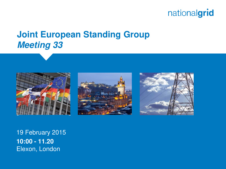 joint european standing group