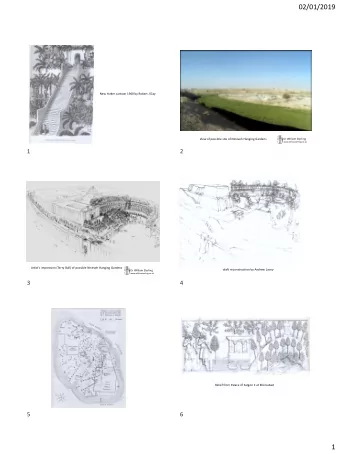 02/01/2019  New Yorker cartoon 1960 by Robert J Day  View of possible site of Nineveh Hanging