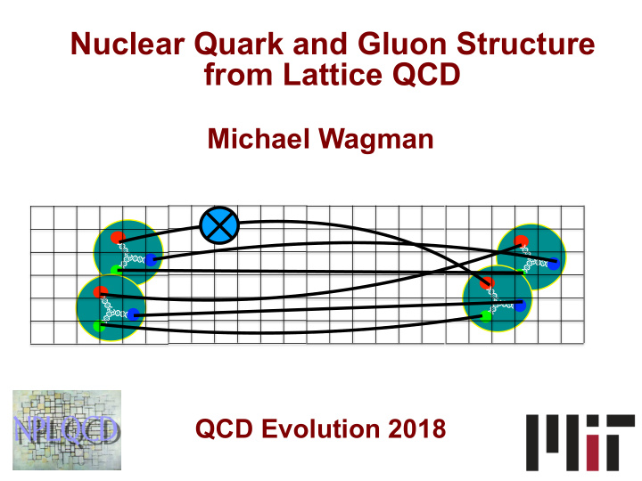 nuclear quark and gluon structure from lattice qcd