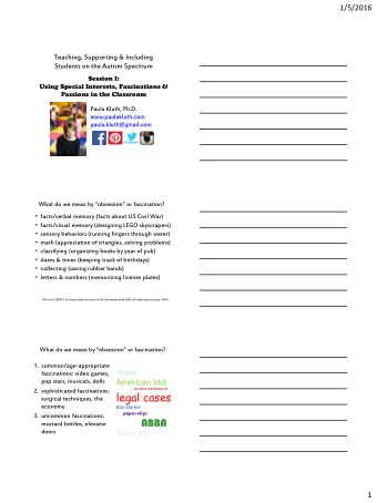 legal cases  surgical techniques, the  economy  Bob Barker  paper clips  3. uncommon fascinations: