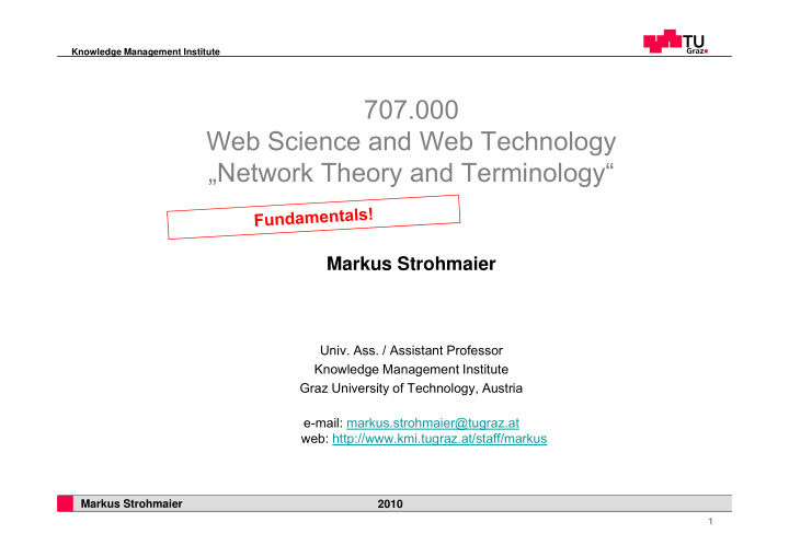 707 000 web science and web technology gy network theory