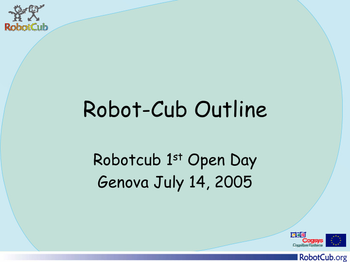 robot cub outline