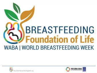 INTRODUCTION  The World Alliance for Breastfeeding Action (WABA) was formed on 14  February, 1991.