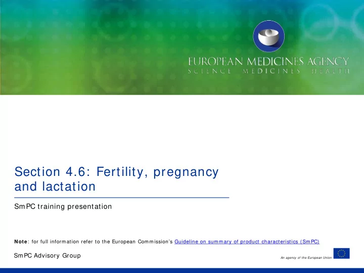 section 4 6 fertility pregnancy and lactation