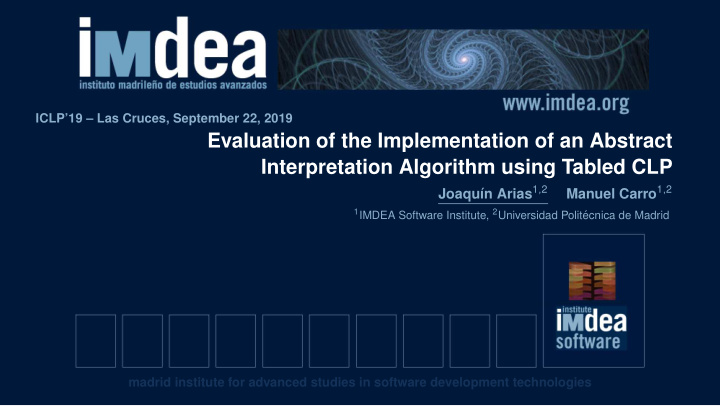 evaluation of the implementation of an abstract