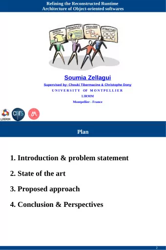 1. Introduction &amp; problem statement  2. State of the art  3. Proposed approach  4. Conclusion