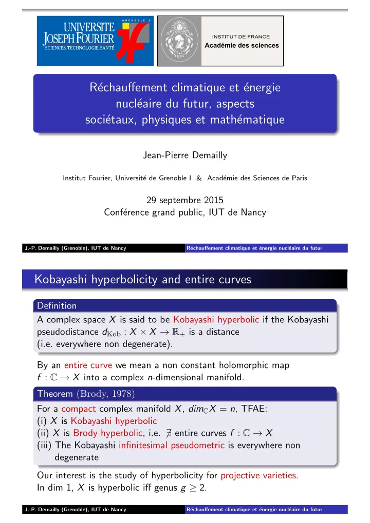 r echauffement climatique et energie nucl eaire du futur