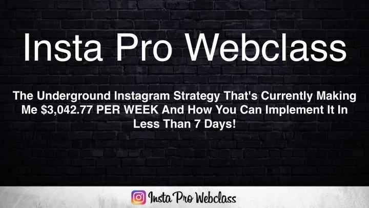insta pro webclass