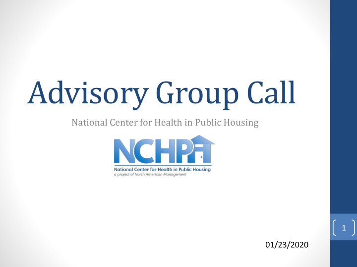 advisory group call