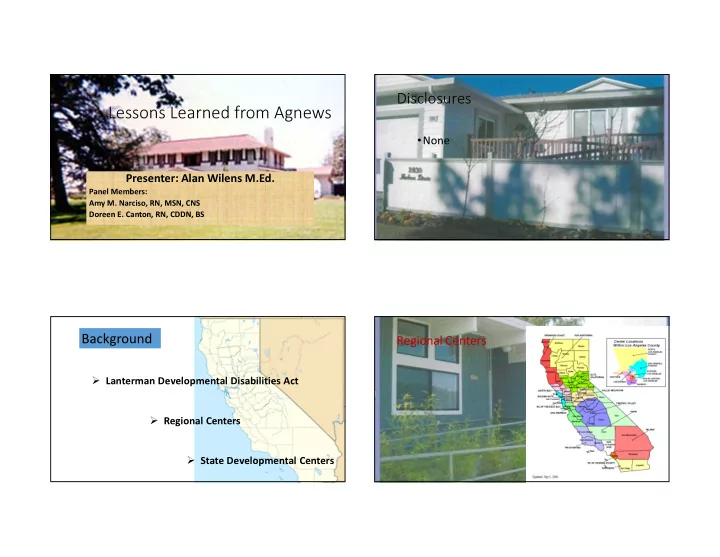 lessons learned from agnews