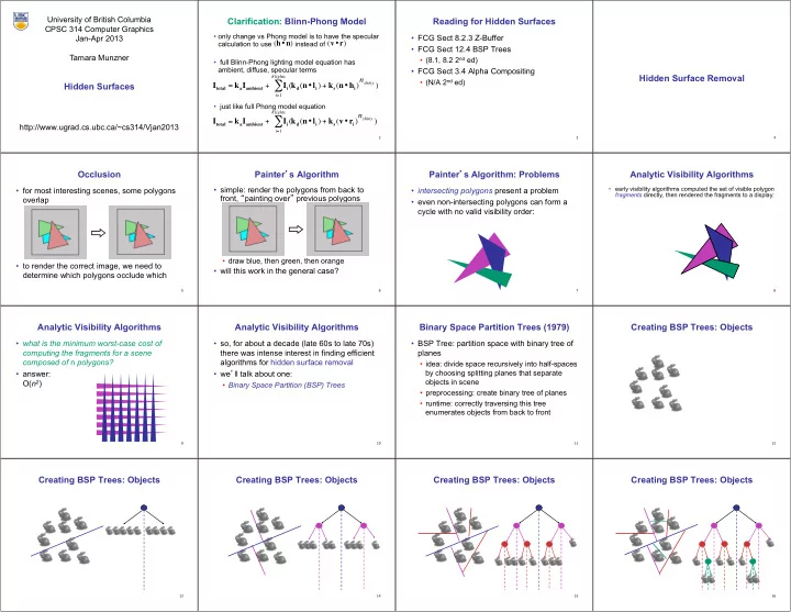 i total k a i ambient i i http ugrad cs ubc ca cs314