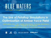 the use of petaflop simulations in optimization of amber