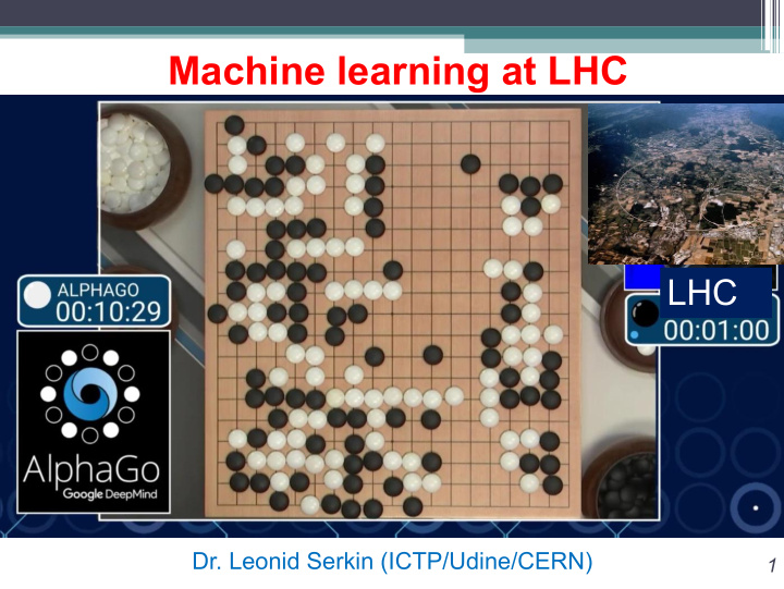 machine learning at lhc