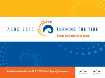 David McGhee, CEO, ACHD  Goal: Describe a Legislators views on Healthcare  Districts and their