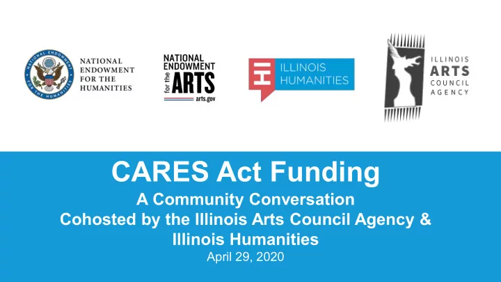 cares act funding