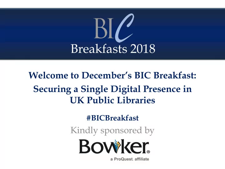breakfasts 2018