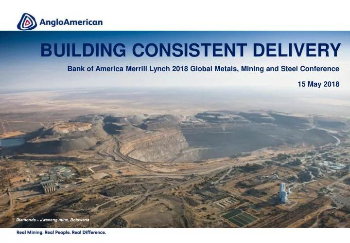 building consistent delivery