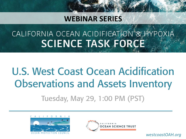u s west coast ocean acidification observations and
