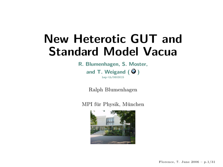 new heterotic gut and standard model vacua