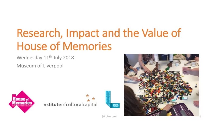 research im impact and the value of