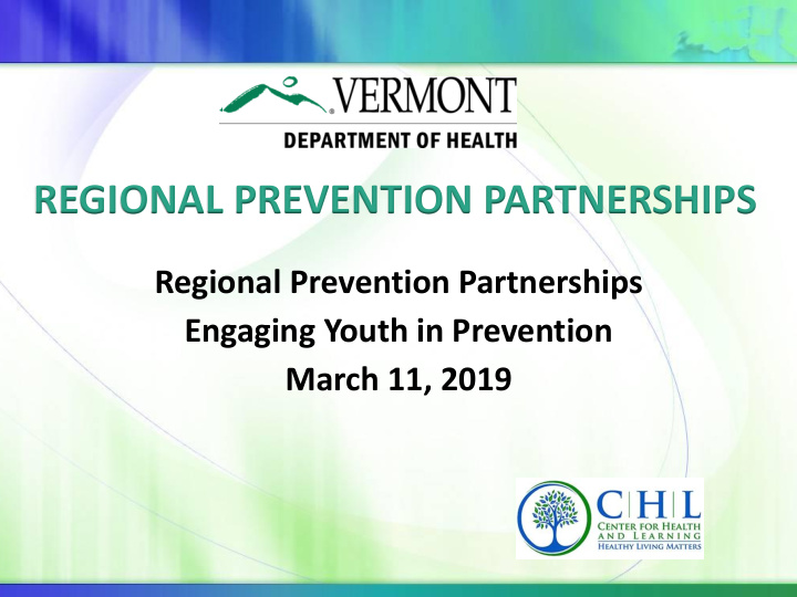regional prevention partnerships