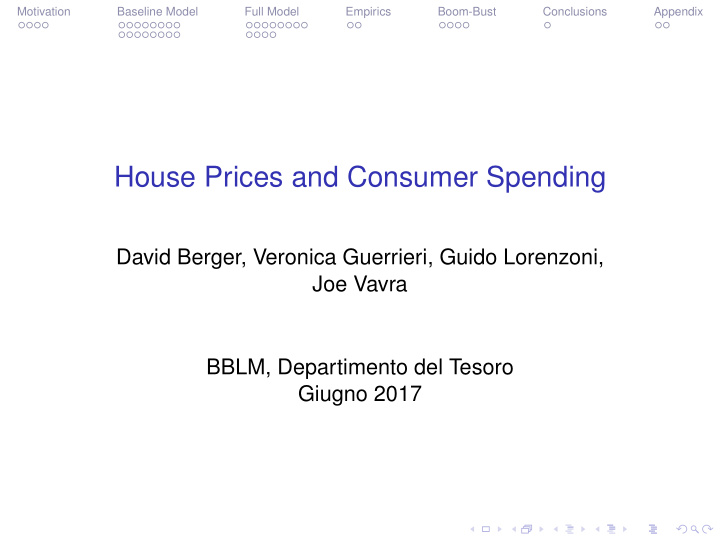 house prices and consumer spending