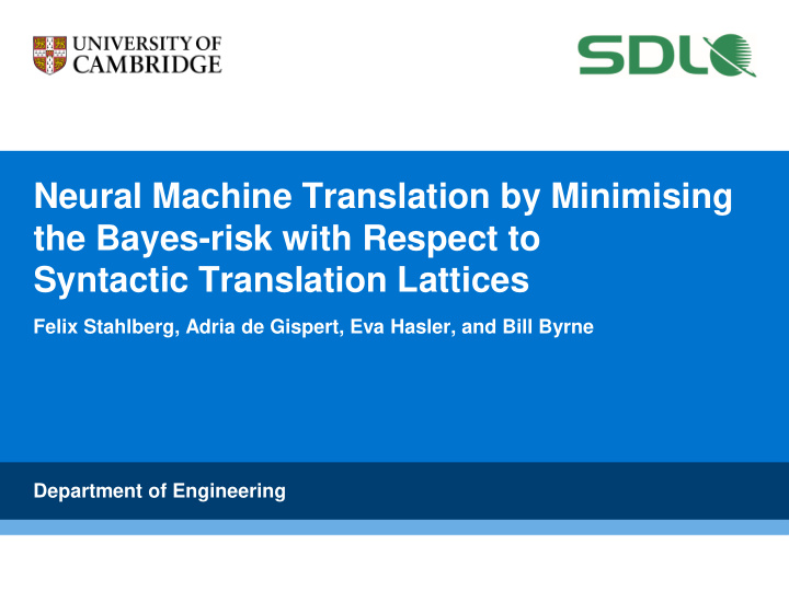 syntactic translation lattices