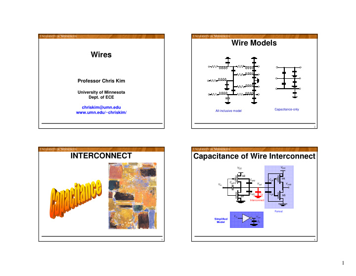 wire models wires