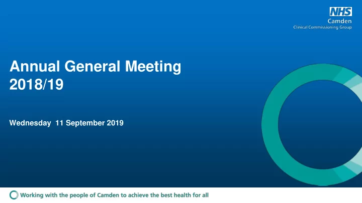annual general meeting 2018 19
