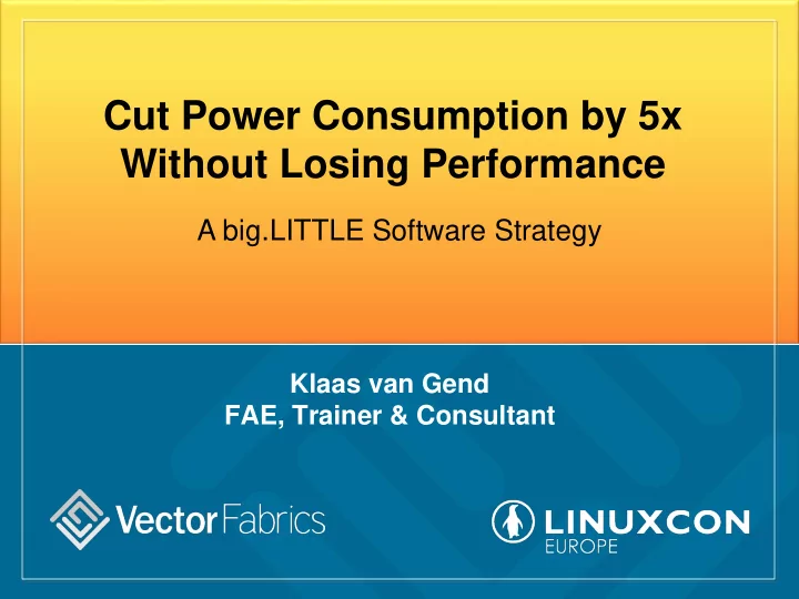 without losing performance