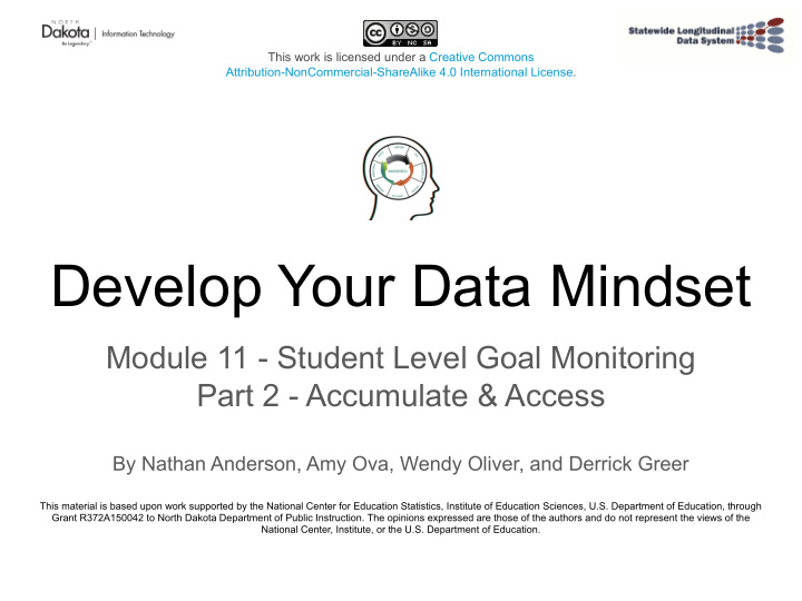 develop your data mindset