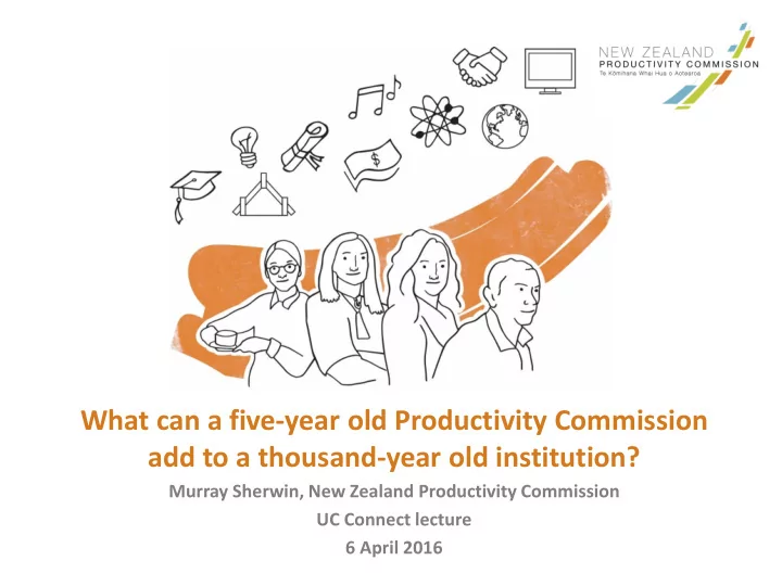 what can a five year old productivity commission add to a