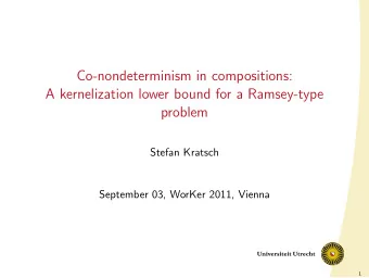 Co-nondeterminism in compositions:  A kernelization lower bound for a Ramsey-type  problem  Stefan