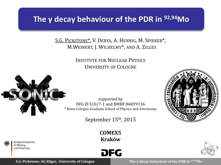 combining and particle spectroscopy the decay behaviour