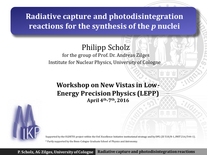radiative capture and photodisintegration