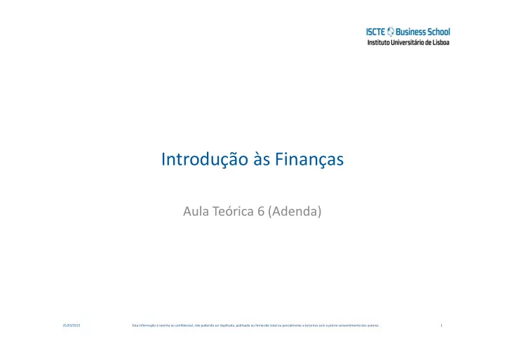introdu o s finan as