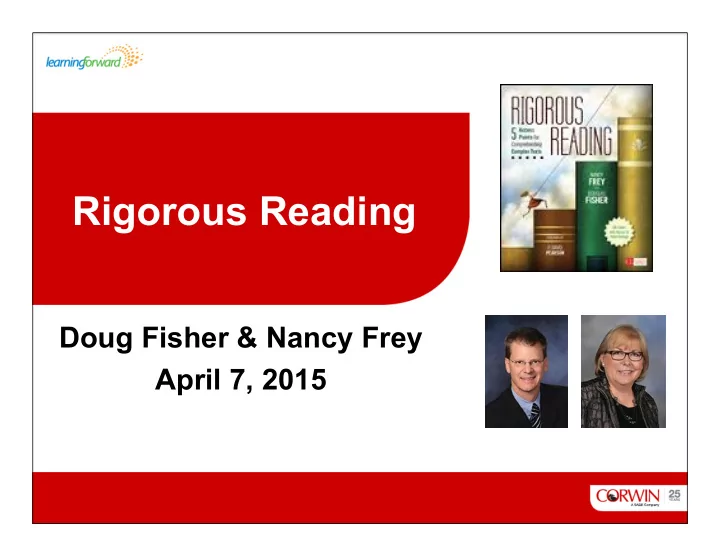 rigorous reading