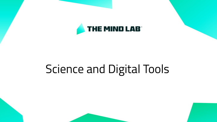 science and digital tools digital science