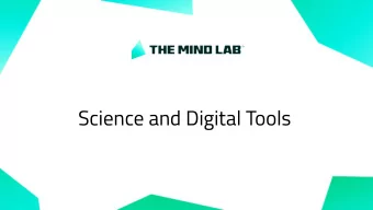 Science and Digital Tools  Digital Science  There are increasing opportunities for science to be