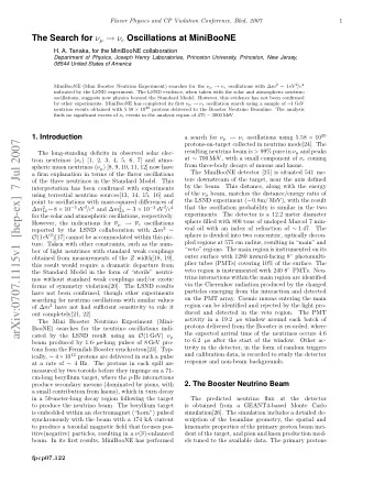 arXiv:0707.1115v1  [hep-ex]  7 Jul 2007  protons-on-target collected in neutrino mode[24]. The