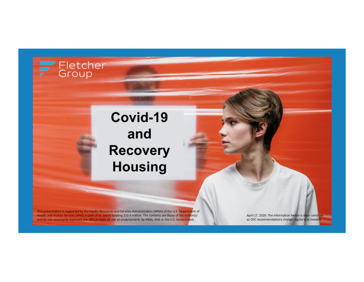 covid 19 and recovery housing