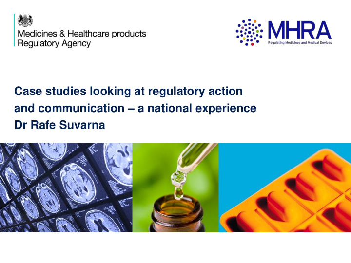 case studies looking at regulatory action and