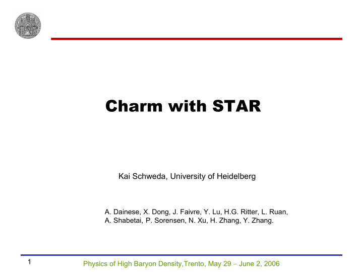 charm with star