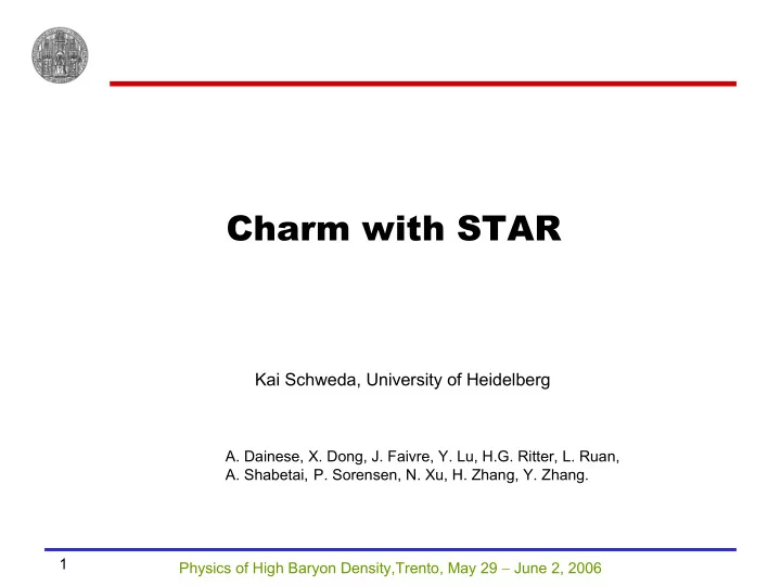 charm with star