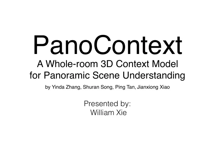 existing context models