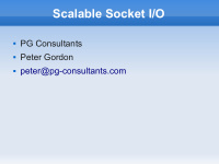scalable socket i o