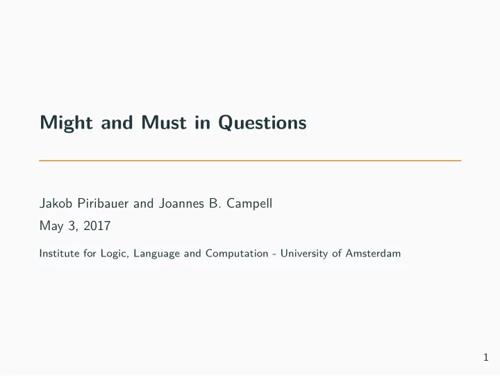 might and must in questions